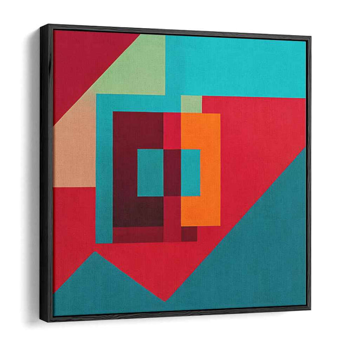 Vivid Blocks: Bold Abstract Color Block Canvas Art