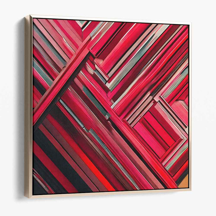 Spectrum Emotions Dance: Modernist Abstract Art Canvas