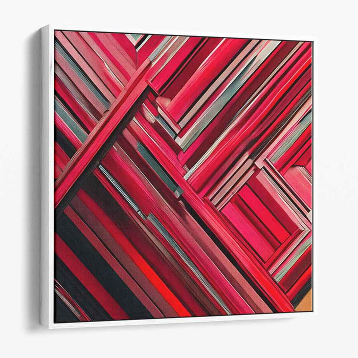 Spectrum Emotions Dance: Modernist Abstract Art Canvas