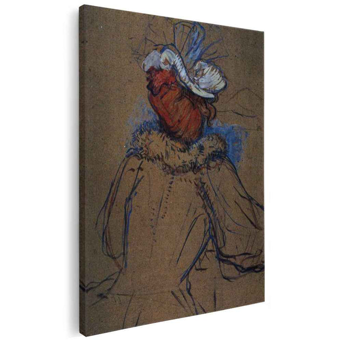 Red Haired Woman Seen from Behind (1891) by Henri de Toulouse-Lautrec