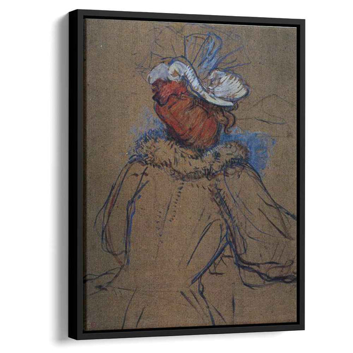 Red Haired Woman Seen from Behind (1891) by Henri de Toulouse-Lautrec