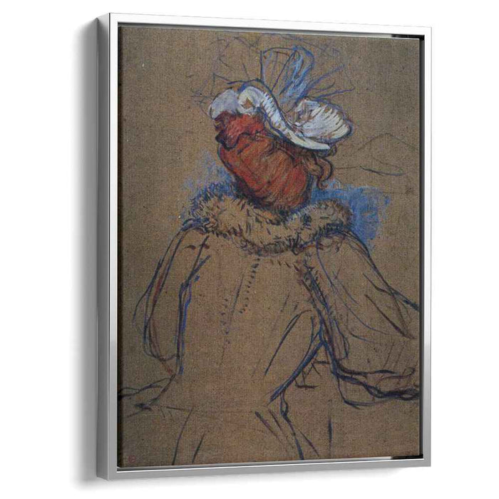 Red Haired Woman Seen from Behind (1891) by Henri de Toulouse-Lautrec