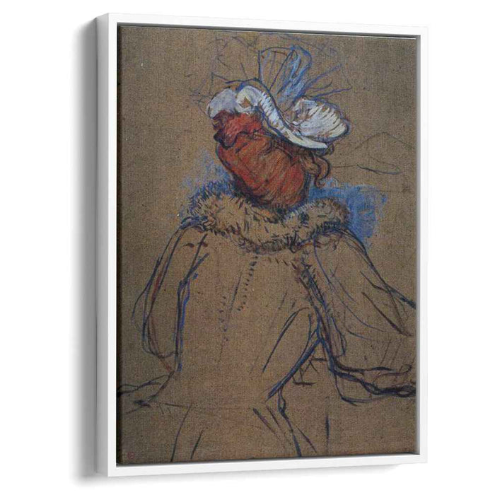 Red Haired Woman Seen from Behind (1891) by Henri de Toulouse-Lautrec