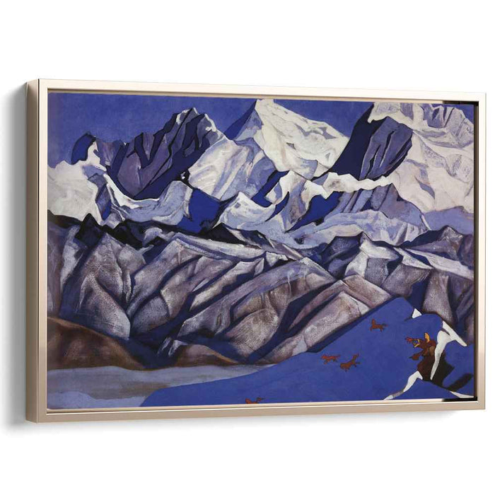 Red horses (1925) by Nicholas Roerich