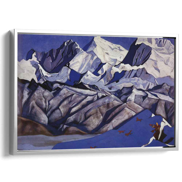 Red horses (1925) by Nicholas Roerich