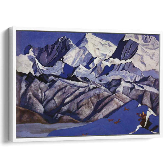 Red horses (1925) by Nicholas Roerich