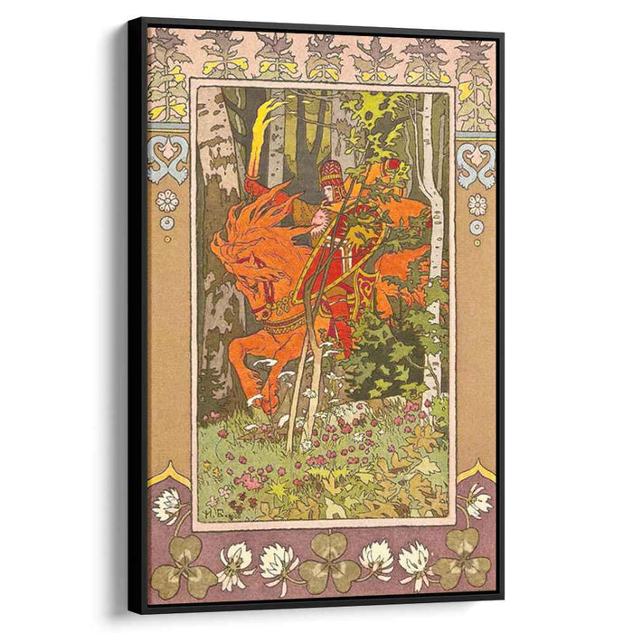 Red Rider. Illustration for the fairy tale "Vasilisa the Beautiful" (1899) by Ivan Bilibin