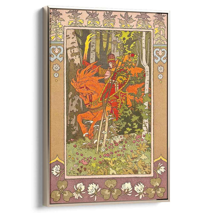 Red Rider. Illustration for the fairy tale "Vasilisa the Beautiful" (1899) by Ivan Bilibin