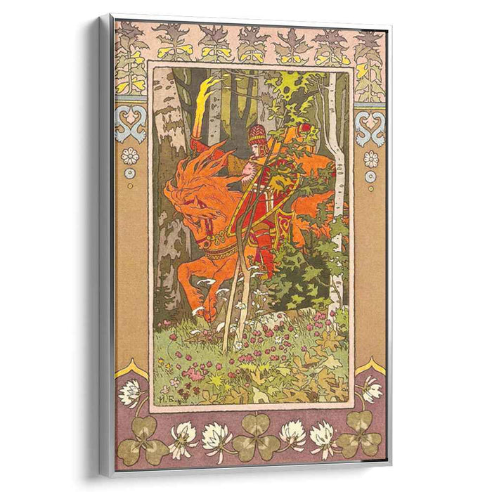 Red Rider. Illustration for the fairy tale "Vasilisa the Beautiful" (1899) by Ivan Bilibin