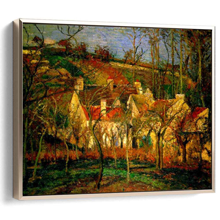 Red Roofs, Corner of a Village, Winter by Camille Pissarro
