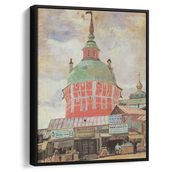 Red Tower of Troitse-Sergeevsky Lavra (1912) by Boris Kustodiev