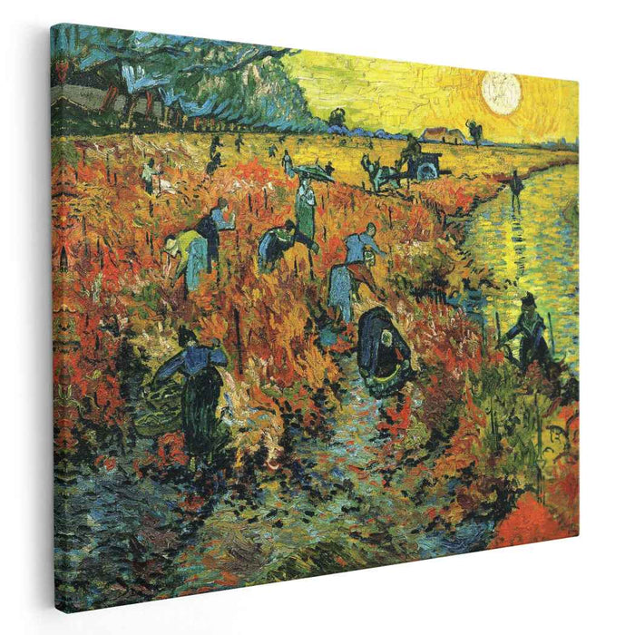 Red Vineyards at Arles (1888) by Vincent van Gogh