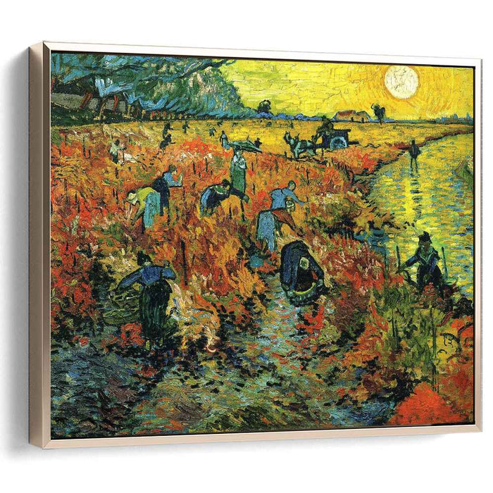 Red Vineyards at Arles (1888) by Vincent van Gogh