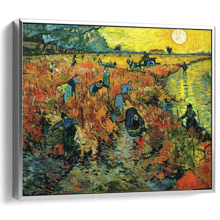 Red Vineyards at Arles (1888) by Vincent van Gogh
