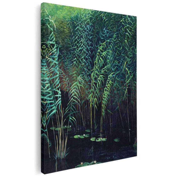 Reeds and water lilies (1889) by Isaac Levitan