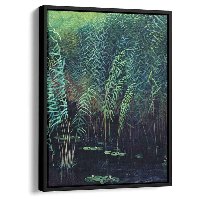 Reeds and water lilies (1889) by Isaac Levitan