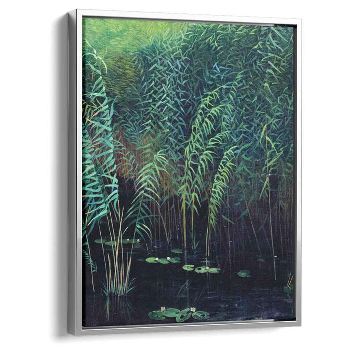 Reeds and water lilies (1889) by Isaac Levitan