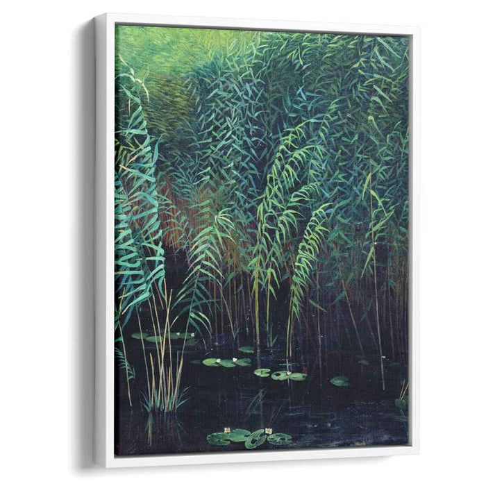Reeds and water lilies (1889) by Isaac Levitan