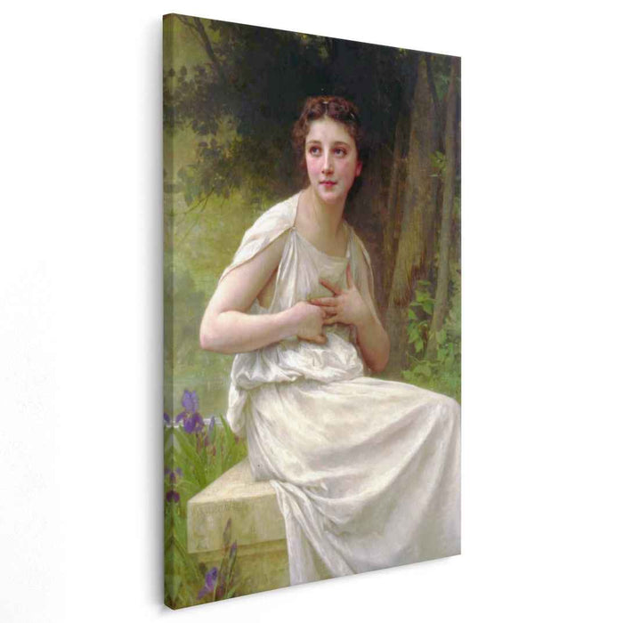 Reflexion (1897) by William-Adolphe Bouguereau