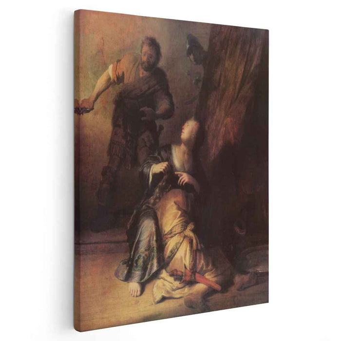 Samson And Delilah (1628) by Rembrandt