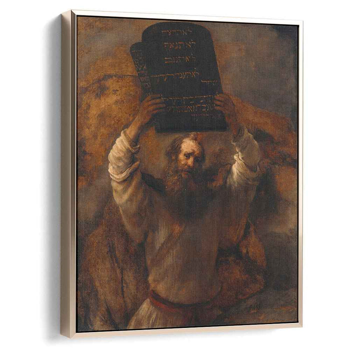 Moses Smashing the Tablets of the Law (1659) by Rembrandt