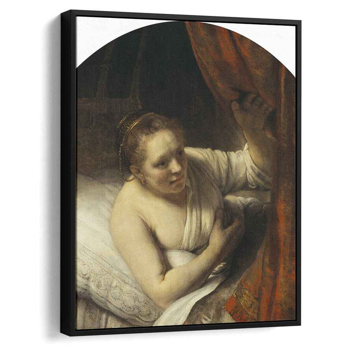 Woman in bed (1645) by Rembrandt