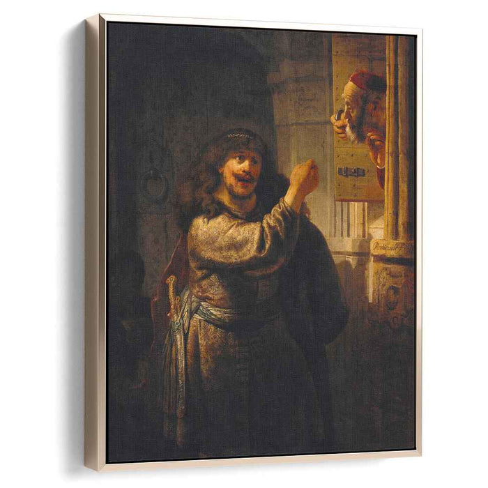 Samson Accusing His Father in Law (1635) by Rembrandt
