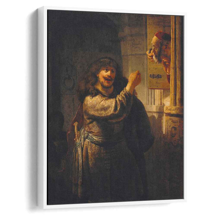 Samson Accusing His Father in Law (1635) by Rembrandt