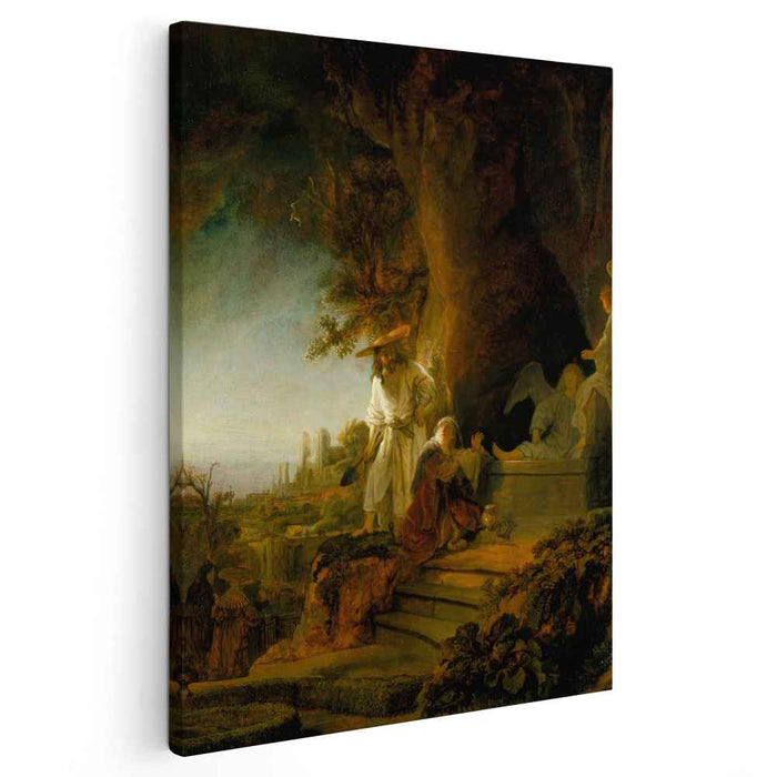 Christ and St. Mary Magdalene at the Tomb (1638) by Rembrandt