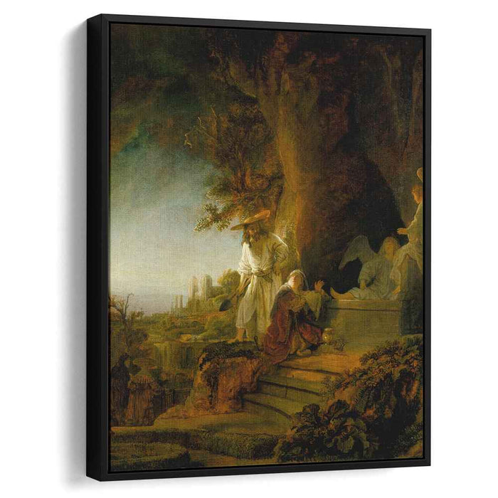 Christ and St. Mary Magdalene at the Tomb (1638) by Rembrandt