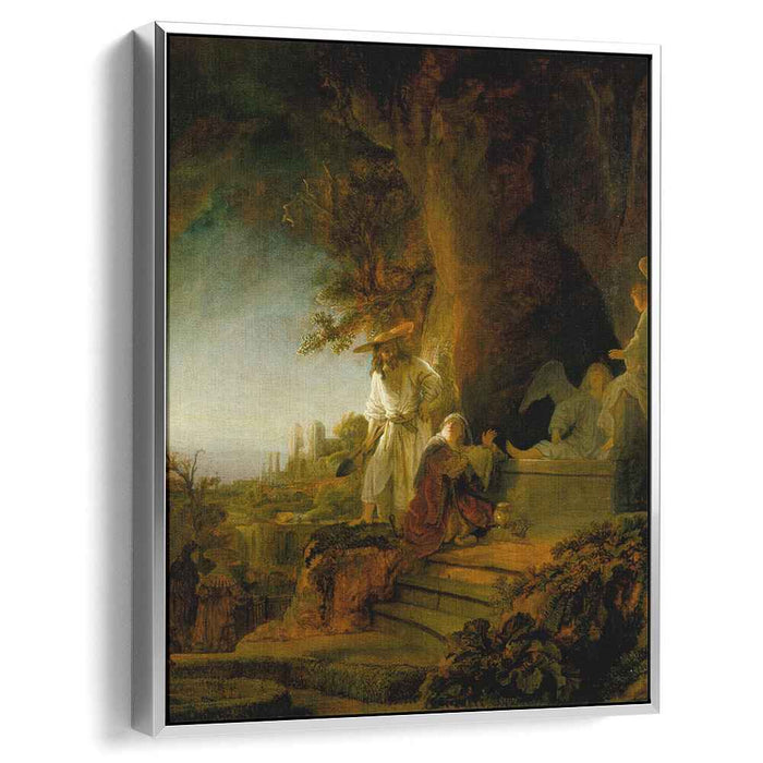 Christ and St. Mary Magdalene at the Tomb (1638) by Rembrandt