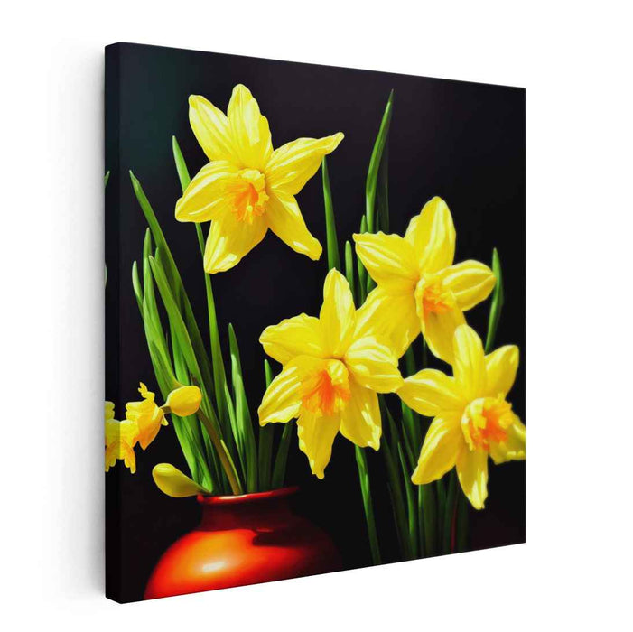 Renaissance Oil Daffodils #003
