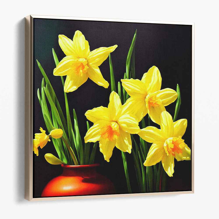 Renaissance Oil Daffodils #003