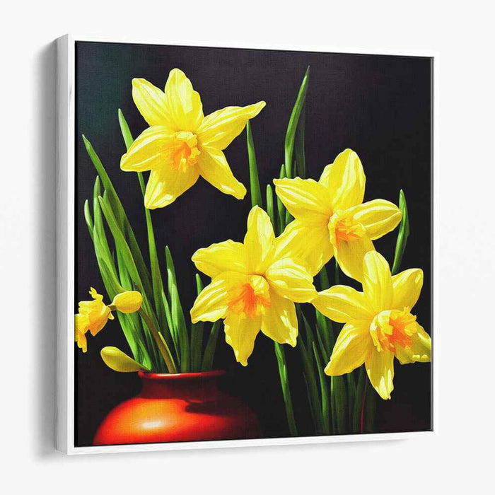 Renaissance Oil Daffodils #003