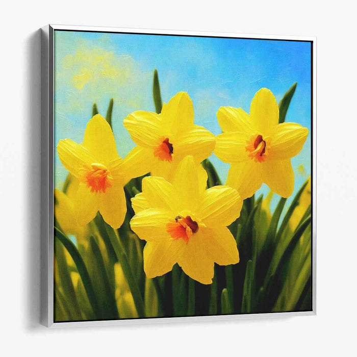 Petals of Daydreams: Springtime Radiance Canvas Art Print