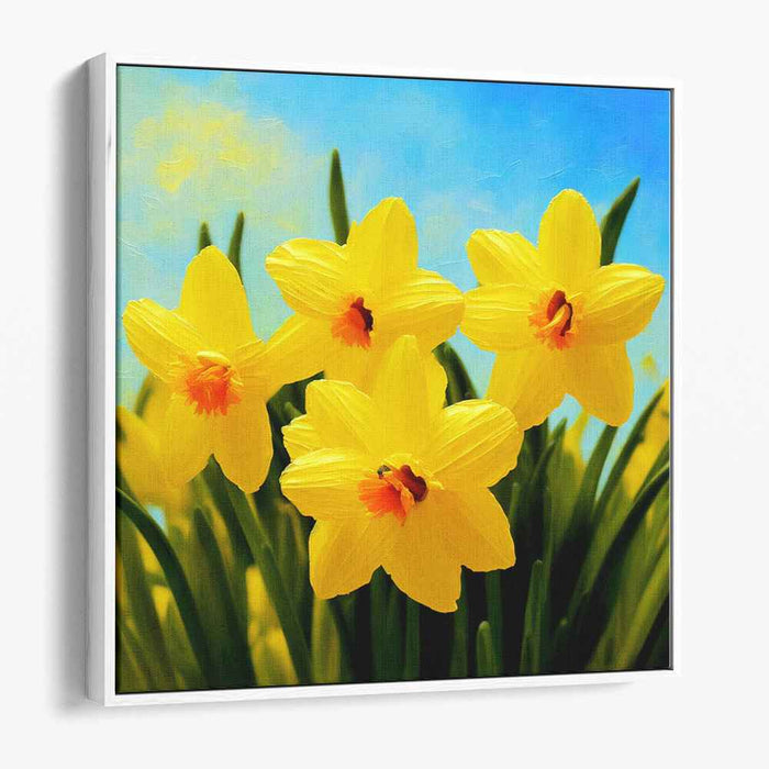 Petals of Daydreams: Springtime Radiance Canvas Art Print