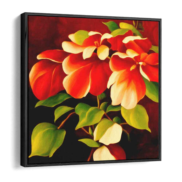 Floral Tapestry of Colors: Vibrant Floral Canvas Art Print