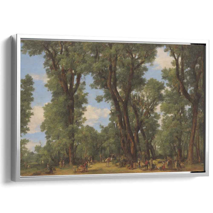 Forest Rendezvous: Serene Classical Landscape Canvas Art