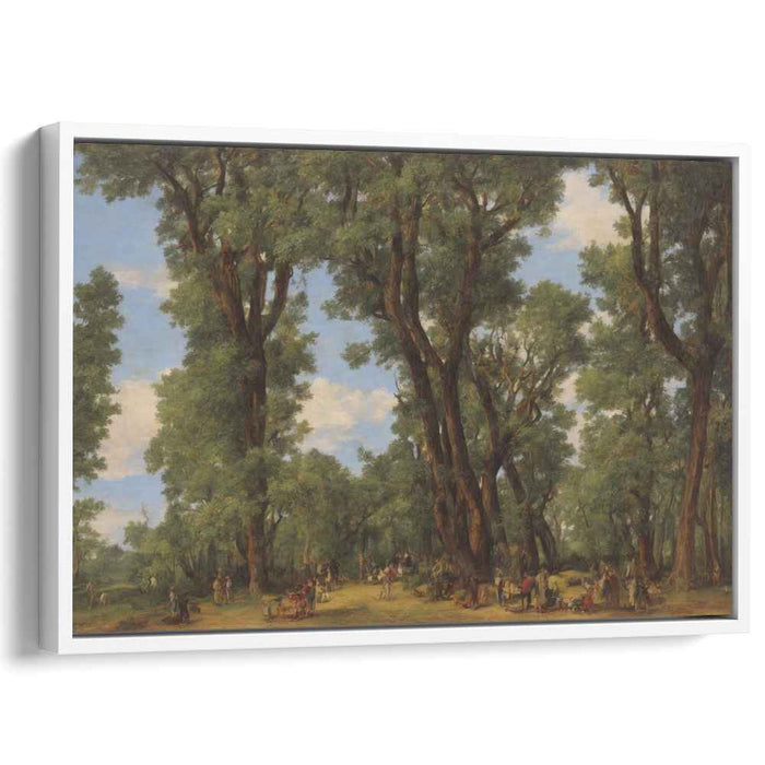 Forest Rendezvous: Serene Classical Landscape Canvas Art