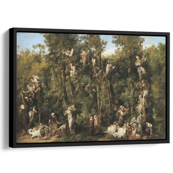 Harmonious Elegance Symphony: Classical Baroque Style Canvas Art