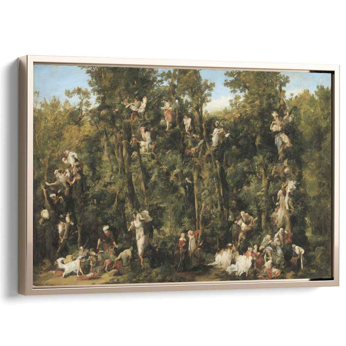 Harmonious Elegance Symphony: Classical Baroque Style Canvas Art