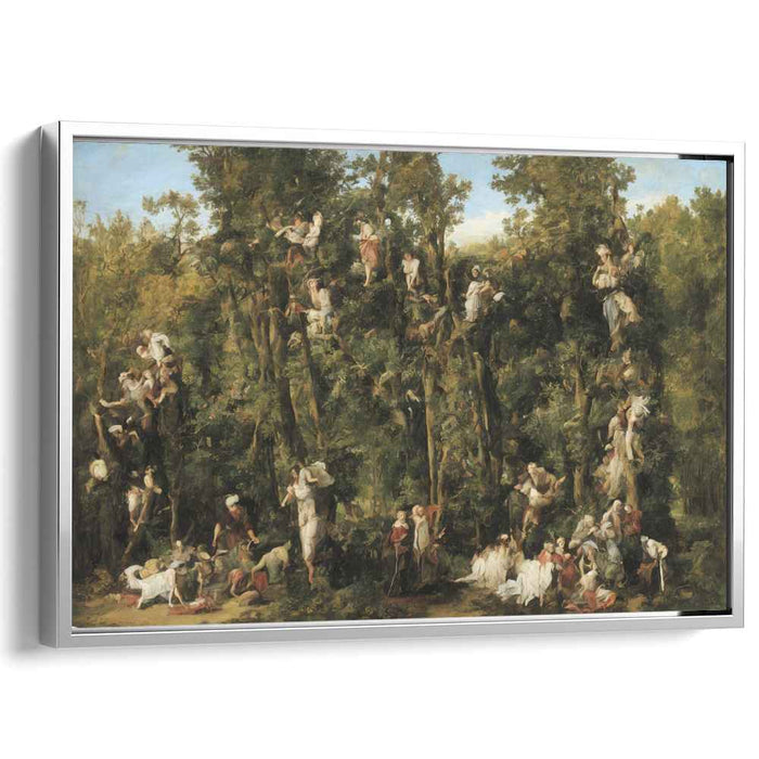 Harmonious Elegance Symphony: Classical Baroque Style Canvas Art