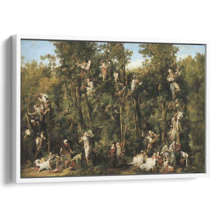 Harmonious Elegance Symphony: Classical Baroque Style Canvas Art