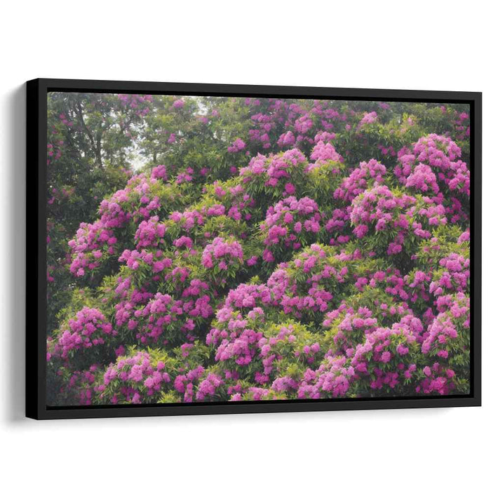 Melodic Petals Dance in Sunlight: A Symphony of Pink and Green