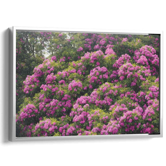 Melodic Petals Dance in Sunlight: A Symphony of Pink and Green