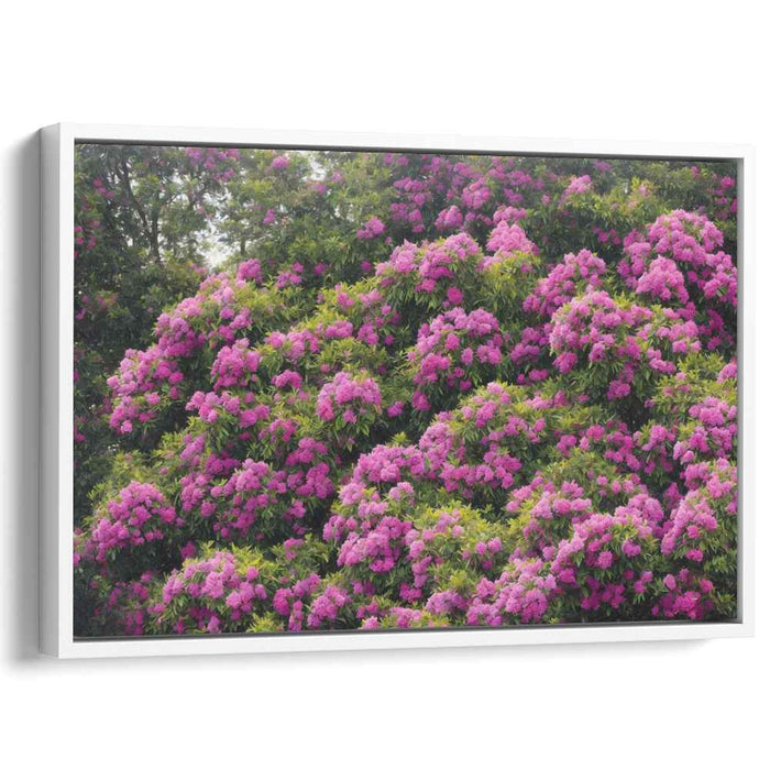 Melodic Petals Dance in Sunlight: A Symphony of Pink and Green