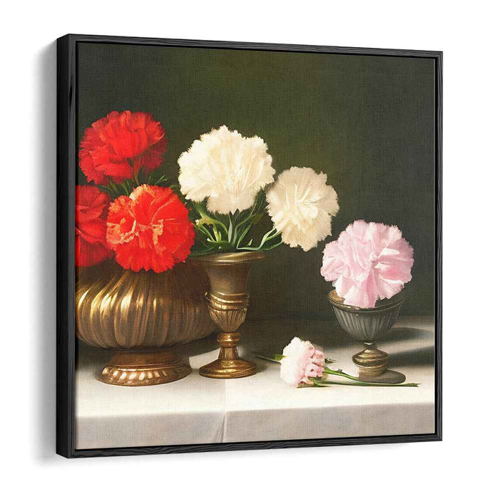 Carnation Sonata: Classical Floral Still Life with Carnations