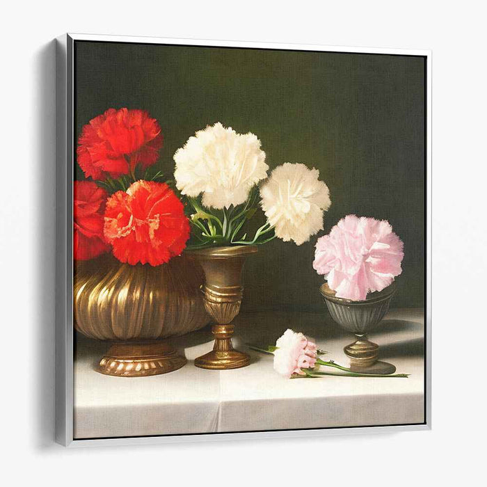 Carnation Sonata: Classical Floral Still Life with Carnations