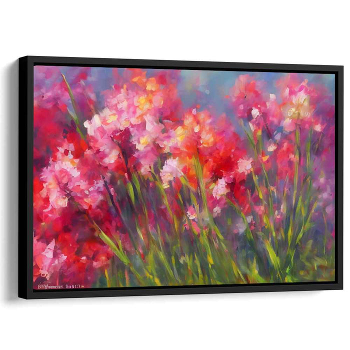 Strokes of Spring: Impressionist Floral Canvas Art Print