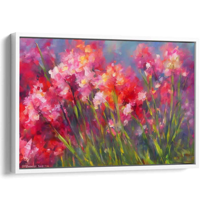 Strokes of Spring: Impressionist Floral Canvas Art Print